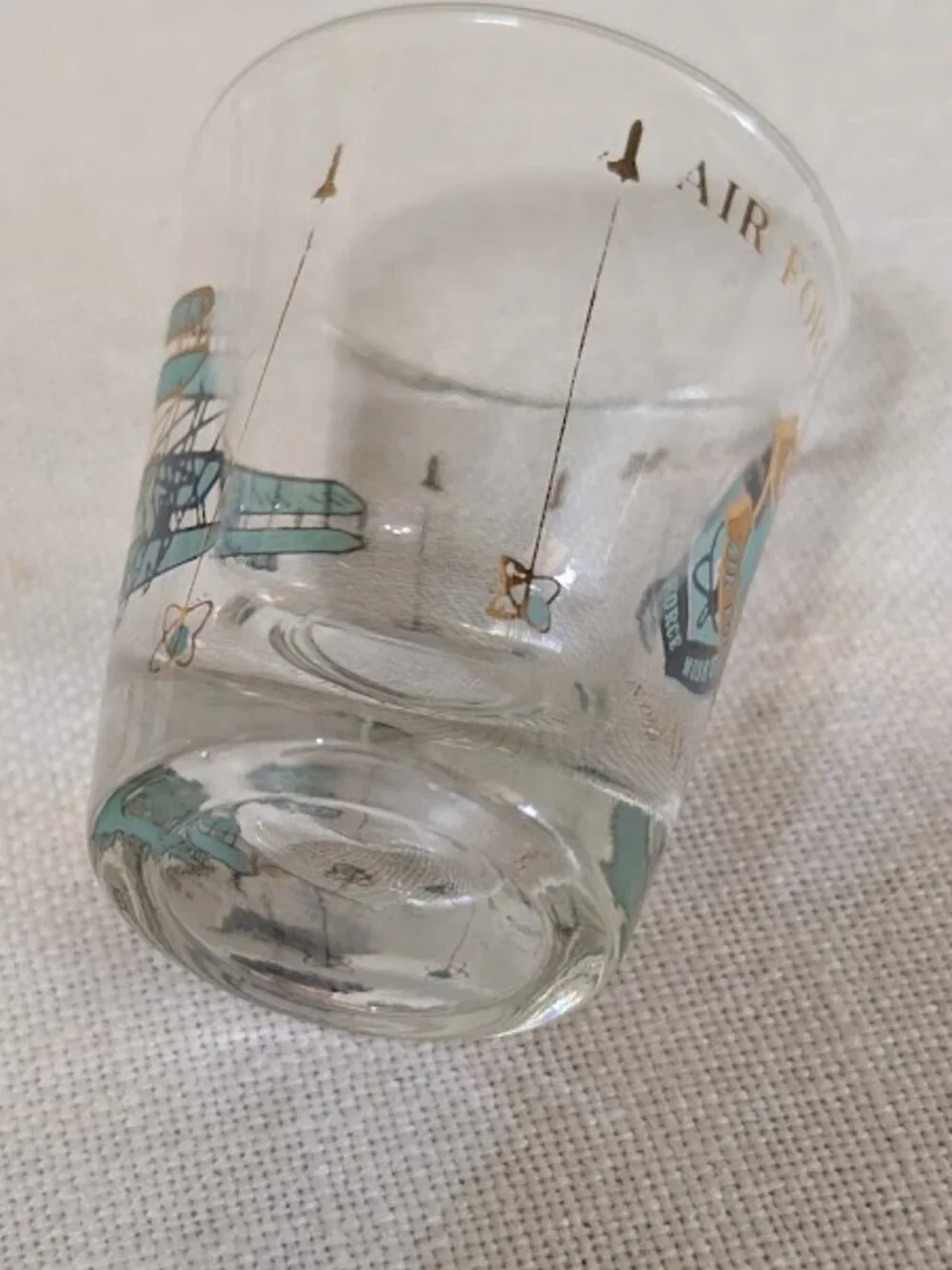 SHOT GLASS - U.S. Air Force Museum shot glass from Dayton, Ohio